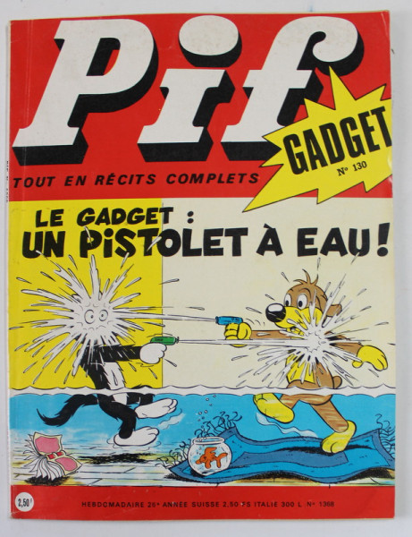 PIF , GADGET , No. 130 , AOUT , 1971 , LIPSA GADGET