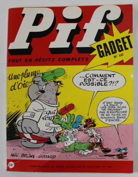 PIF , GADGET , No. 147 , DECEMBRE , 1971 , LIPSA GADGET