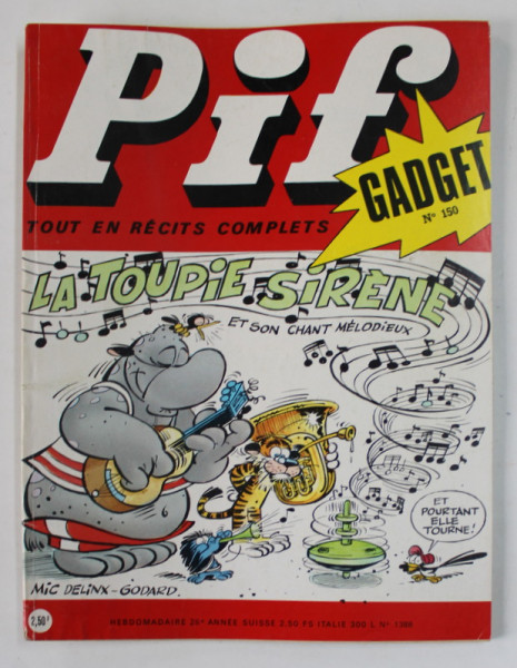PIF , GADGET , No. 150 , JANVIER , 1972 , LIPSA GADGET