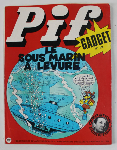 PIF , GADGET , No. 161 , MARS  , 1972 , LIPSA GADGET