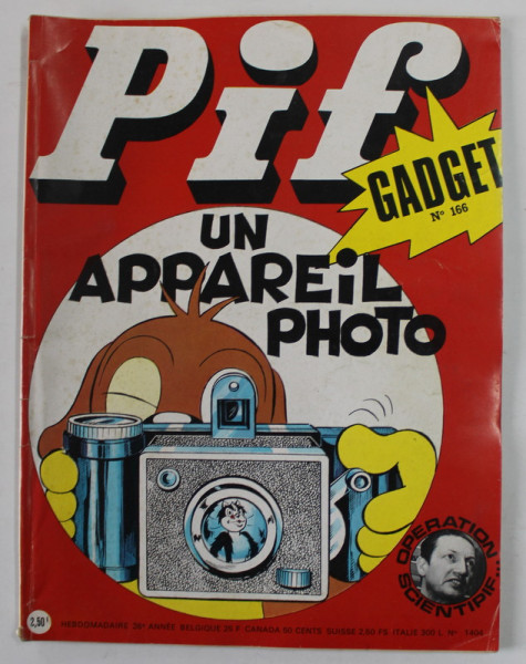 PIF , GADGET , No. 166 , AVRIL  , 1972 , LIPSA GADGET