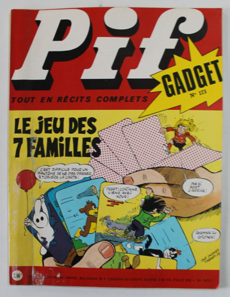 PIF , GADGET , No. 173 , JUIN , 1972 , LIPSA GADGET