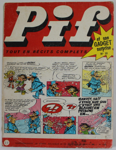 PIF , GADGET , No. 18 , JUIN 1969 , LIPSA GADGET *