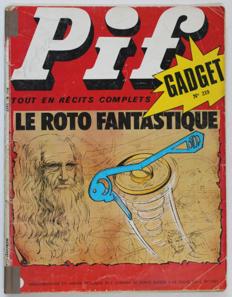 PIF , GADGET , No. 219 , MAI , 1973 , LIPSA GADGET