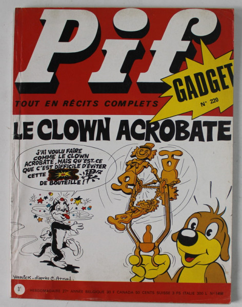 PIF , GADGET , No. 220 , MAI , 1973  , LIPSA GADGET