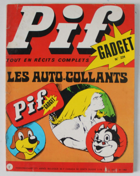 PIF , GADGET , No. 224 , JUIN , 1973  , LIPSA GADGET