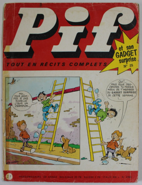 PIF , GADGET , No. 25 , MAI 1970 , LIPSA GADGET *