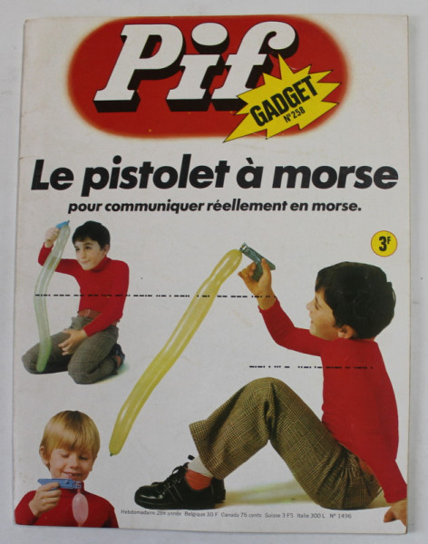 PIF , GADGET , No. 258 , FEVRIER , 1974 , LIPSA GADGET