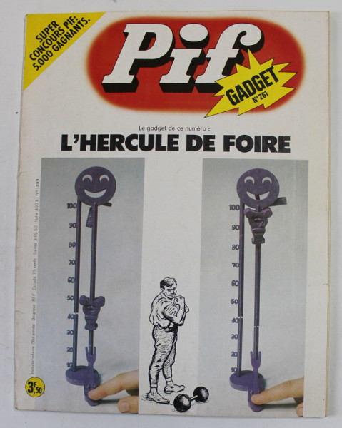 PIF , GADGET , No. 261 , FEVRIER , 1974 , LIPSA GADGET