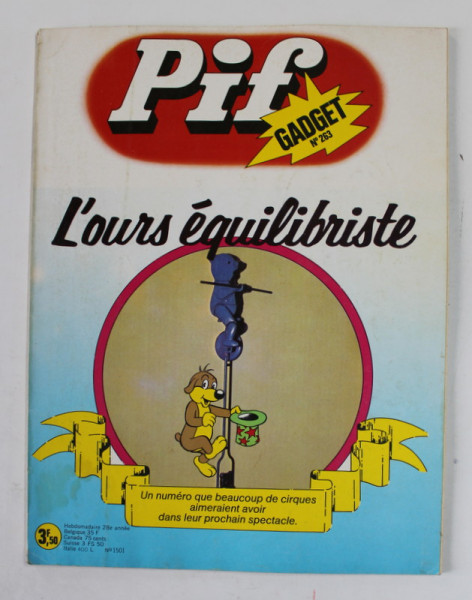 PIF , GADGET , No. 263 , MARS , 1974 , LIPSA GADGET
