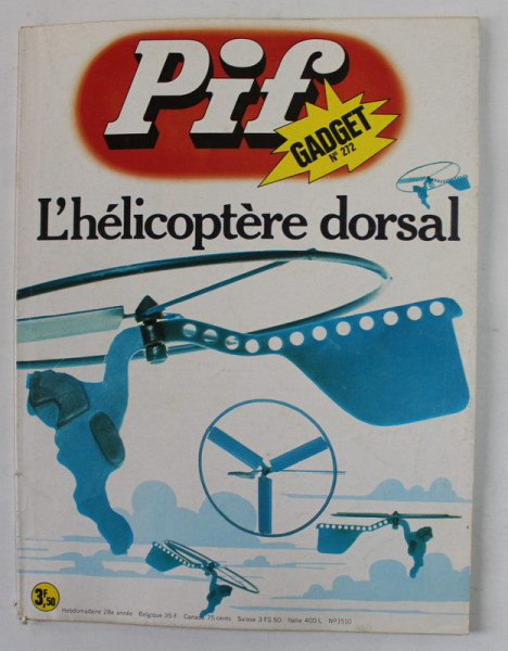 PIF , GADGET , No. 272 , MAI  , 1974 , LIPSA GADGET