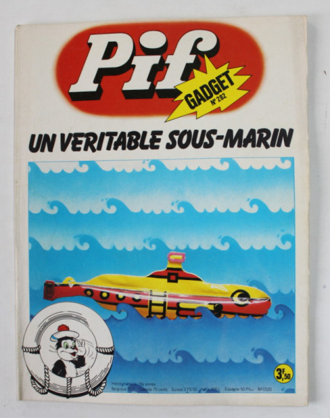 PIF , GADGET , No. 282 , JUILLET  , 1974 , LIPSA GADGET