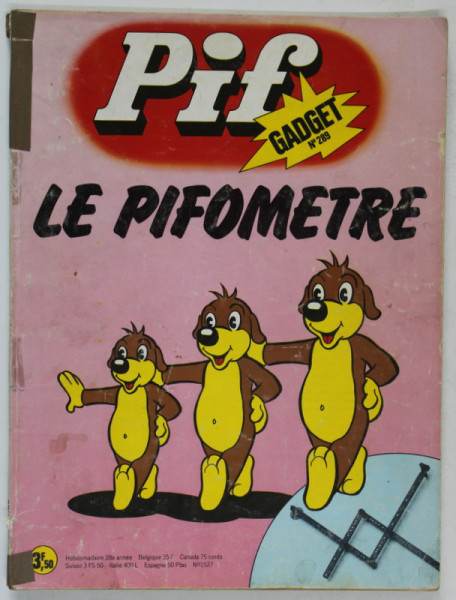 PIF , GADGET , No. 289  , SEPTEMBRE  , 1974 , LIPSA GADGET * COTOR LIPIT CU SCOTCH