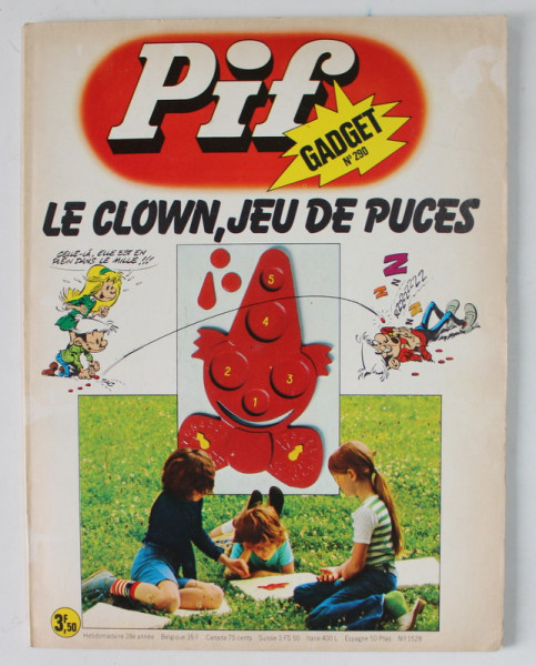 PIF , GADGET , No. 290 , SEPTEMBRE   , 1974 , LIPSA GADGET