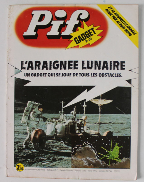 PIF , GADGET , No. 297 , NOVEMBRE , 1974  , LIPSA GADGET