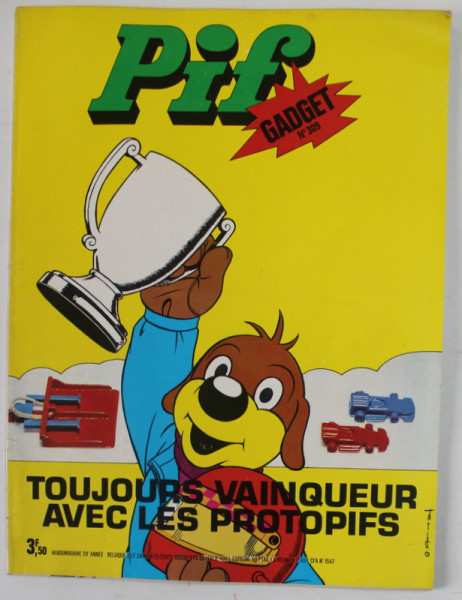 PIF , GADGET , No. 309  , JANVIER , 1975 , LIPSA GADGET