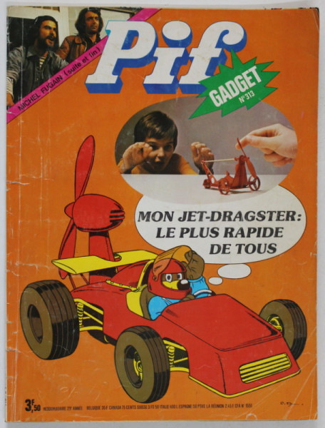 PIF , GADGET , No. 313 , FEVRIER  , 1975 , LIPSA GADGET