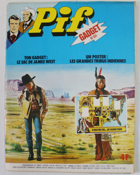 PIF , GADGET , No. 321 , AVRIL  , 1975 , LIPSA GADGET
