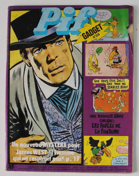 PIF , GADGET , No. 326 , MAI   , 1975 , LIPSA GADGET