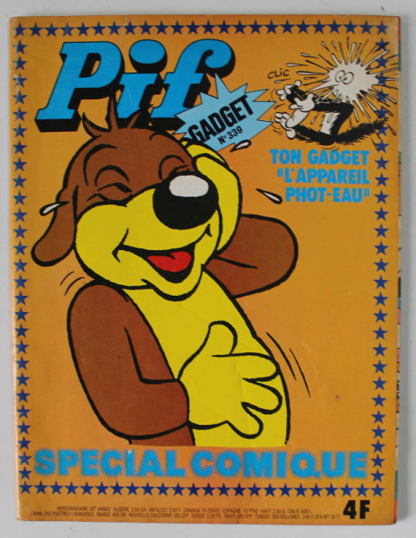 PIF , GADGET , No. 339 , AOUT , 1975  , LIPSA GADGET