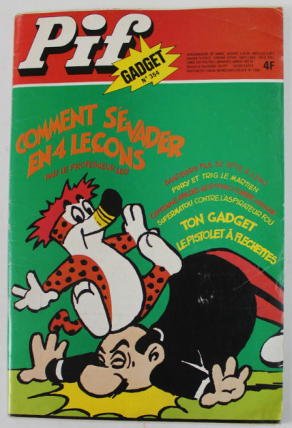 PIF , GADGET , No. 354 , DEC. , 1975 , LIPSA GADGET