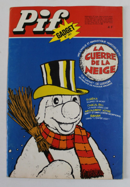 PIF , GADGET , No. 361 , JANVIER , 1976 , LIPSA GADGET