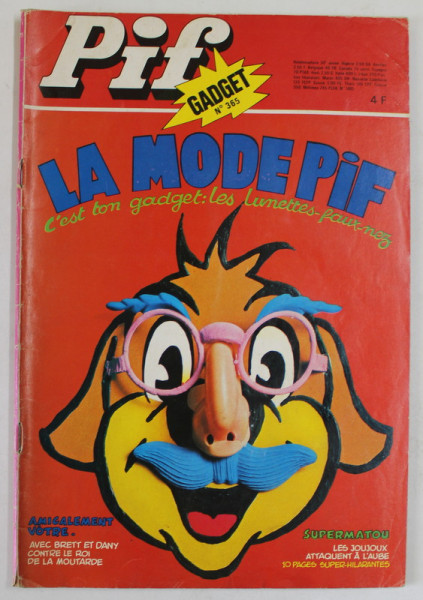 PIF , GADGET , No. 365 , FEVRIER  , 1976 , LIPSA GADGET