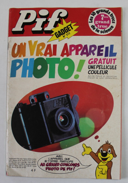 PIF , GADGET , No. 372 , AVRIL  , 1976 , LIPSA GADGET