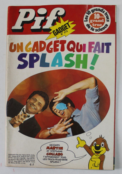PIF , GADGET , No. 375  , MAI , 1976 , LIPSA GADGET