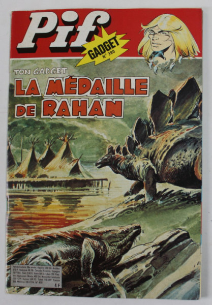 PIF , GADGET , No. 380 , JUIN , 1976 , LIPSA GADGET * BLOCUL DE FILE LIPIT CU SCOTCH