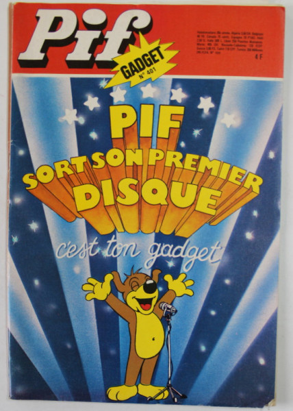 PIF , GADGET , No. 401  , NOVEMBRE  , 1976 , LIPSA GADGET