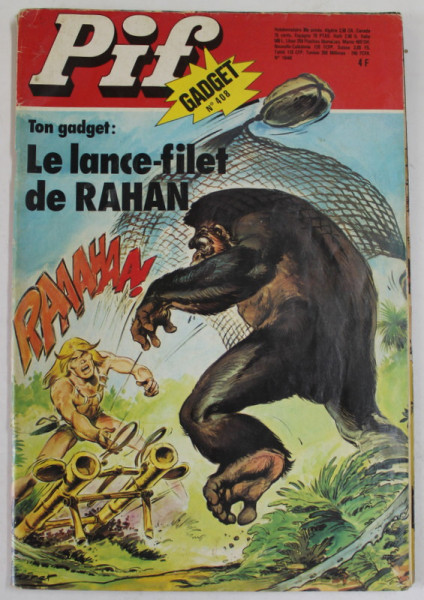 PIF , GADGET , No. 408 , JANVIER  , 1977 , LIPSA GADGET