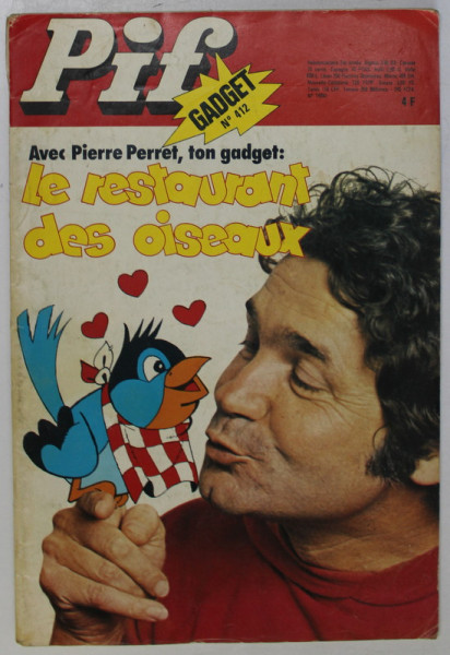 PIF , GADGET , no. 412 , FEVRIER   ,1977 , LIPSA GADGET