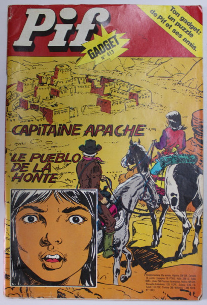 PIF , GADGET , no. 413 , FEVRIER  1977 , LIPSA GADGET