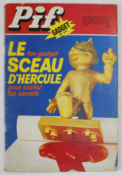 PIF , GADGET , No. 414 , FEVRIER , 1977  , LIPSA GADGET