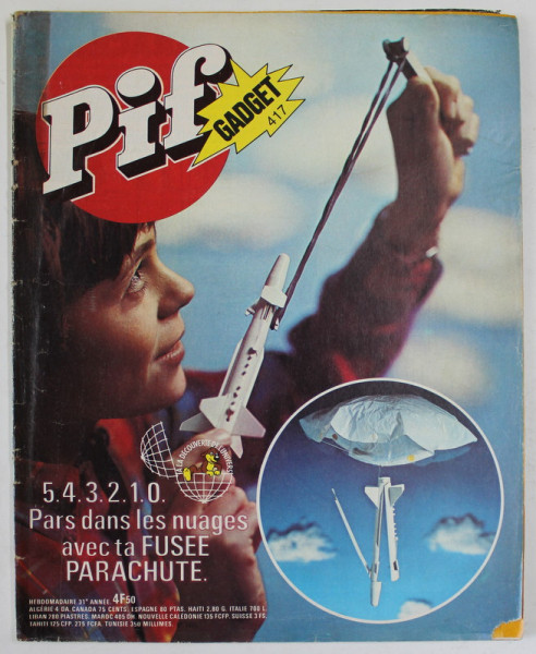 PIF , GADGET , No. 417 , MARS  , 1977, LIPSA GADGET