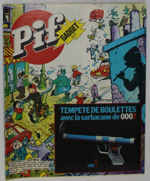 PIF , GADGET , no. 421 , AVRIL , 1977  , LIPSA GADGET