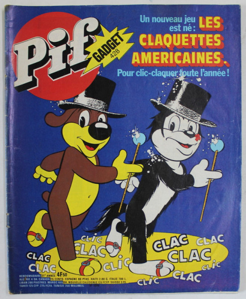 PIF , GADGET , No. 428 , MAI  , 1977 , LIPSA GADGET