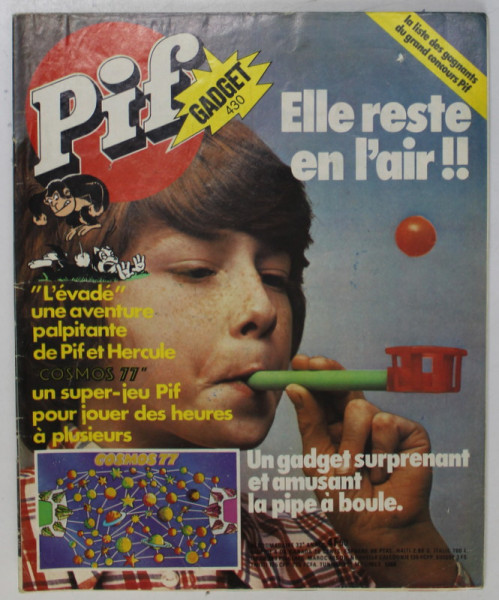 PIF , GADGET , no. 430 , JUIN   ,1977 , LIPSA GADGET