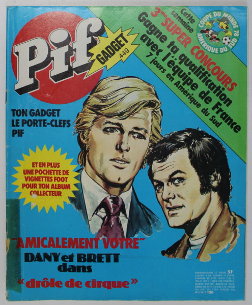 PIF , GADGET , no. 449 , OCTOBRE  ,  1977 , LIPSA GADGET