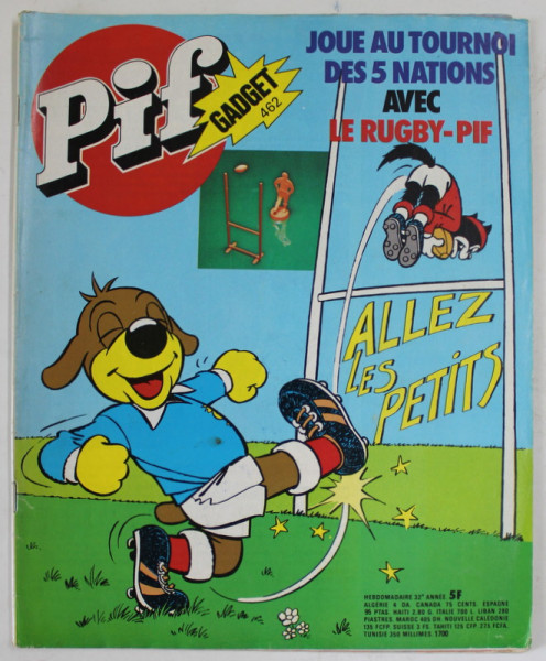 PIF , GADGET , No. 462 , JANVIER  , 1978 , LIPSA GADGET