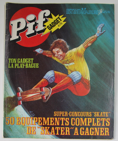 PIF , GADGET , no. 476 , MAI , 1978 , LIPSA GADGET