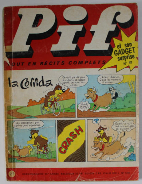 PIF , GADGET , no. 48 , JANVIER , 1970 , LIPSA GADGET