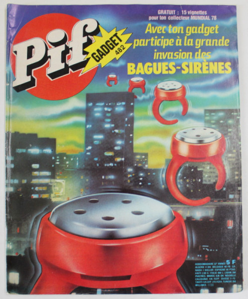 PIF , GADGET , No. 482 , JUIN , 1978 , LIPSA GADGET