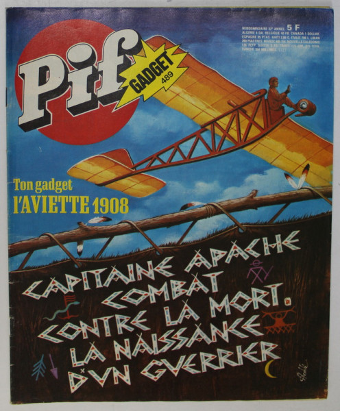 PIF , GADGET , no. 489 , AOUT  ,1978 , LIPSA GADGET