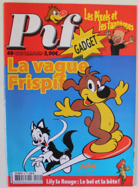PIF GADGET , no. 49 ,  REVISTA DE BENZI DESENATE IN LB. FRANCEZA , 2008, LIPSA GADGET