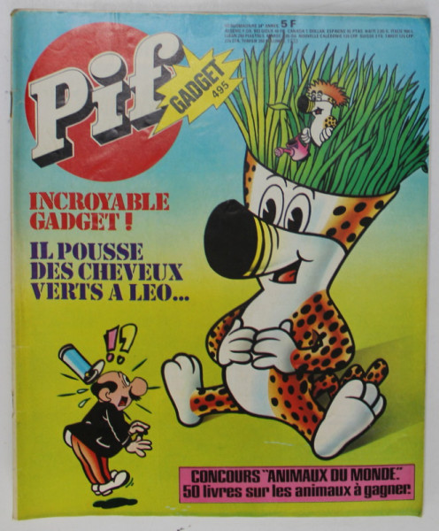 PIF , GADGET , no. 495 , SEPTEMBRE  ,1978 , LIPSA GADGET