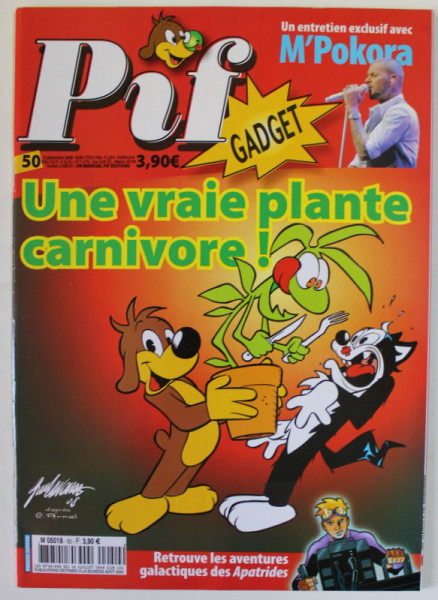 PIF GADGET , no. 50 ,  REVISTA DE BENZI DESENATE IN LB. FRANCEZA , 2008, LIPSA GADGET