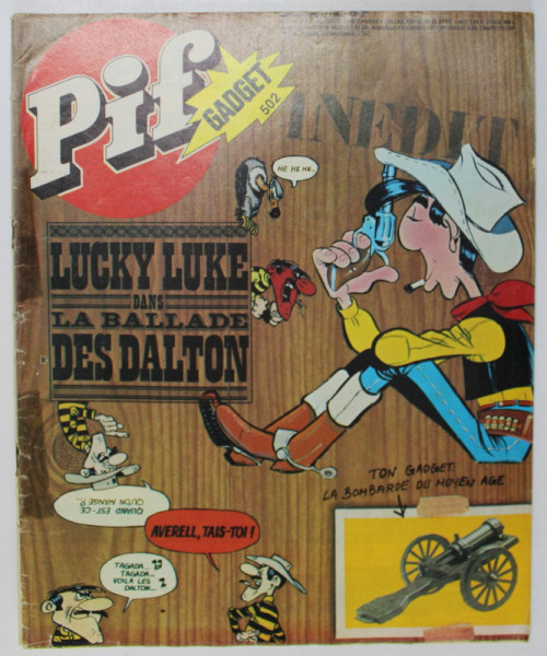 PIF , GADGET , no. 502 , NOVEMBRE  ,  1978 , LIPSA GADGET