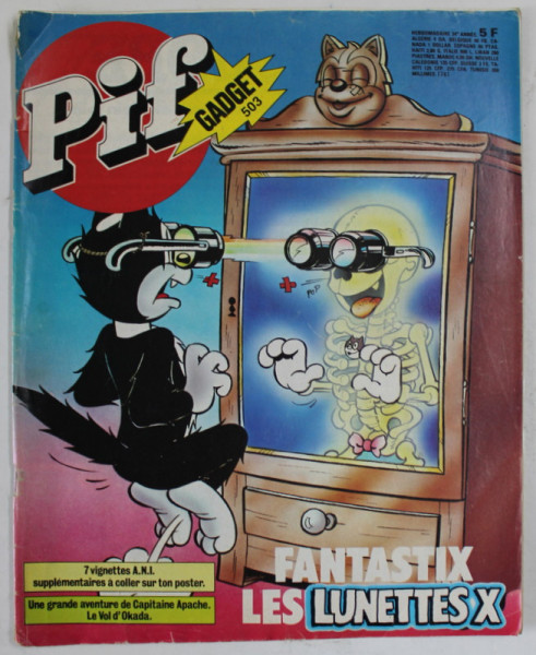 PIF , GADGET , No. 503 , NOVEMBRE , 1978 , LIPSA GADGET